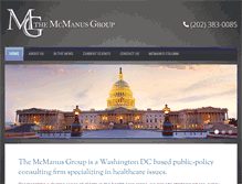 Tablet Screenshot of mcmanusgrp.com